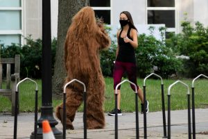 New Haven Jogger with Sasquatch