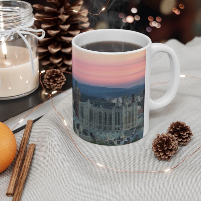 Yale Campus Sunrise Mug- Perfect Gift for people that love New Haven and Coffee - Image 5