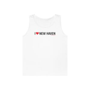 White I Love New Haven Tank Top