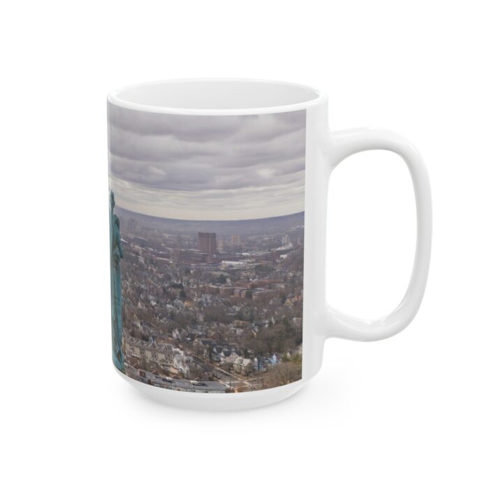East Rock Angel of Peace Mug- Perfect Gift for people that love New Haven and Coffee - Image 9