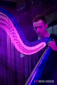 Sean O' Reilly on harp and keys