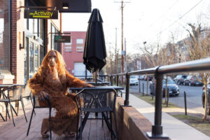 Sasquatch Sithing in East Rock Photo by Chris Randall 005