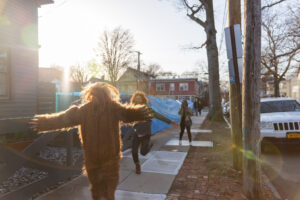 Sasquatch Sithing in East Rock Photo by Chris Randall 007