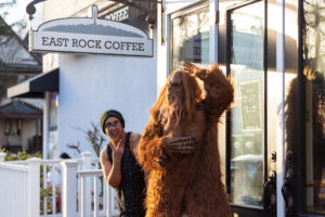 Sasquatch Sithing in East Rock Photo by Chris Randall 010 1