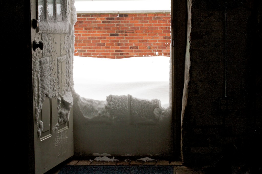 Snow in New Haven, CT by Jeffrey Kerekes